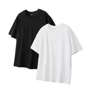 BRENSON 2PACK 퓨어코튼 루즈핏 체인 반팔티 200269