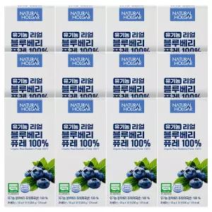 네츄럴올가 유기농 100% 리얼 블루베리 퓨레 12박스(120포x20g)