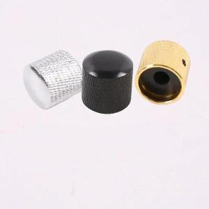 1PC 6mm 금속 일렉트릭베이스 기타 볼륨 손잡이베이스 사운드 전위차계 캡 손잡이