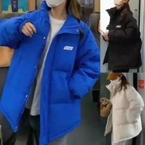 숏패딩 여성겨울점퍼 하이넥 HH 캐주얼 패딩점퍼 점퍼 패 D66