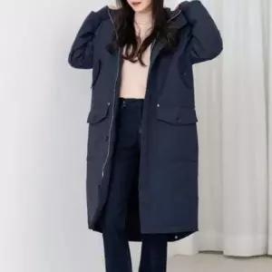 포켓 롱 점퍼 데일리 패딩 야상 캐주얼