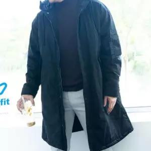 오버핏야상 오버핏 후드 롱야상 개파카 사파리 아우터 항공 점퍼