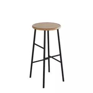 홈바 의자 바체어 체어 바의자 스툴 65cm 아일랜드식탁 블랙 높은