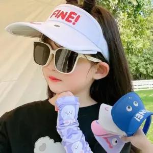 여아모자 귀여운 표정 햇빛 차단 확장 여름 필수 컬러 썬캡