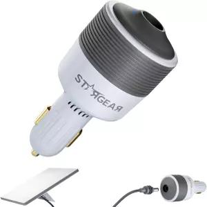 STARGEAR Starlink Mini 차량용 어댑터 12V-24V DC 스텝업 컨버터 60W 시가 라이터 포함 12V 16 AWG 공식