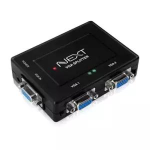 EDID 2포트 VGA 모니터 분배기 DVI 고해상도 멀티싱크 LED