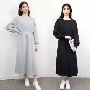 [라일리여성의류] Rly 간절기 봄 프린팅 반팔 데일리 원피스 휴양지