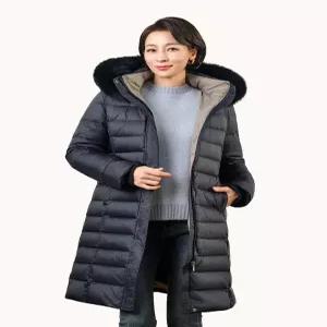 [마담엘레강스][마담엘레강스] 아바 롱 구스다운 코트 KYV4CT02