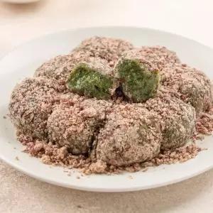 마을기업싸리재 찰떡 현미 찹쌀 수리취 인절미 200g 굳지않는 아침대용 냉동 떡