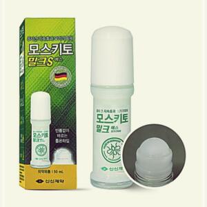 신신제약 모스키토 밀크S 50ml 모기접근방지 모기약 디에틸톨루아미드 해충퇴치