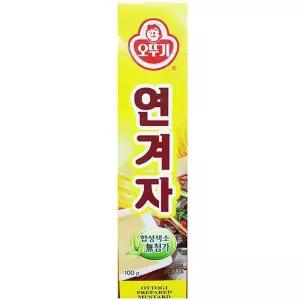 튜브 연겨자(오뚜기 100G) 머스타드 겨자 소스