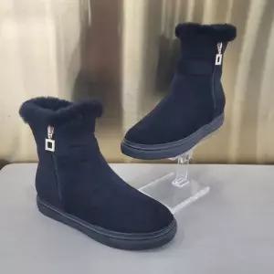 [무크]무크  여성정장, 캐쥬얼 322615  UA 검정색 3cm 세무앵글부츠_DG