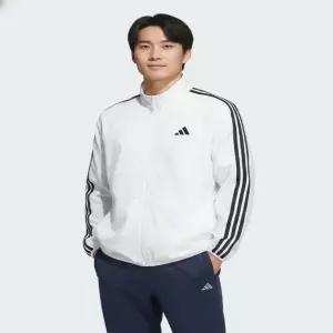 아디다스 3 스트라이프 레귤러 핏 라이트 우븐 트랙 탑 KR8909 집업 바람막이 트랙탑