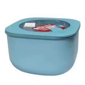 ( )블루 전자레인지 밀폐용기 750ml 김치 반찬통 냉장고 보관 정리 다용도