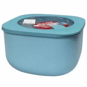 ( )블루 전자레인지 밀폐용기 1550ml 김치 반찬통 냉장고 보관 정리 다용도