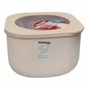 ( )그레이 전자레인지 밀폐용기 1550ml 김치 반찬통 냉장고 보관 정리 다용도
