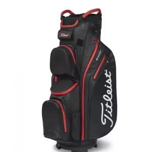 타이틀리스트 방수 캐디백 블랙 14구 유럽판 골프가방 카트백 Cart 14 StaDry Golf Bag