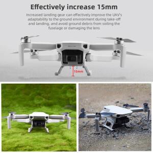 보호 드론 액세서리 랜딩 기어 다리 높이 DJI 미니 2/Mavic 용 접이식 삼각대 스탠드