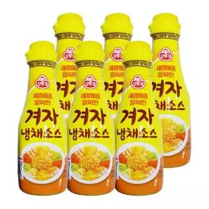 오뚜기 새콤매콤 알싸한 겨자 냉채소스 250g 6개