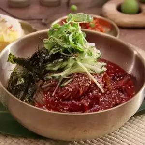 40년노포맛집 동해막국수 4인분 물막2팩+비막2팩