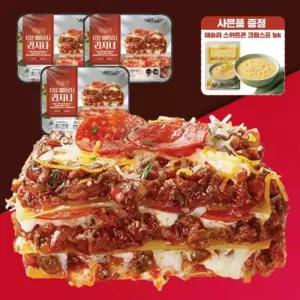 애슐리 LEY 애슐리 더블 페퍼로니 라자냐 3팩x400G스위트콘 스프 1pk 크리스마스 밀키트 470968
