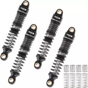 FEDCO DSS18 TRX4MT 업그레이드를 위한 51MM 오일 충전 듀얼 스프링 쇼크 업소버 CNC 롱 스레드 댐퍼