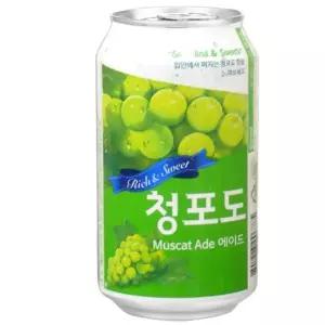 [보리보리/베스트쇼핑]일화 청포도 에이드 350ml (24캔)