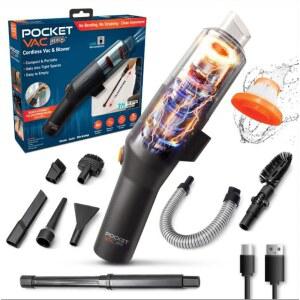 POCKET VAC 3피트 4CM 연장 진공 REACH 청소기 91 휴대용 완드 포함