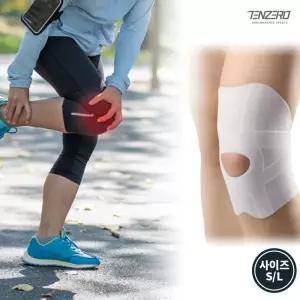 [마우나케아]텐제로 런닝필수 바이크티 실리콘 무릎보호대 슬개골 보호대
