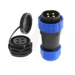 HangTon HE29 원형 플러그 및 패널 소켓 퀵 디스커넥트 방수 항공 커넥터 29mm (4핀)