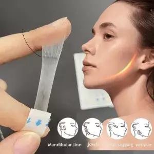 30/20/10Sheets V 트 페이스 스티커 보 않는 메이크업 접착 테이프 슬림 패치 통기성 팅 턱 조이기