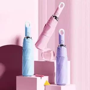 고리 3단자동우산 햇빛가리개 암막양산 우양산 랍슨유통