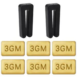 8PCS 천장 팬 블레이드 밸런싱 키트 3G 실용적인 2PCS - 접착 무게 자가 6PCS 금속 및 클립 밸런스