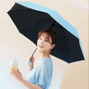 여름 자외선 차단 미니 5단 접이식 양우산 양산 겸용