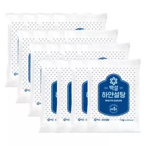 백설 하얀 설탕 1KG 16개 (1박스)
