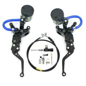 오토바이 공용 CNC 유압 클러치 레버 브레이크 핸들 Motocross Dir Bike accesorios 펌프 마스터 실린더 키