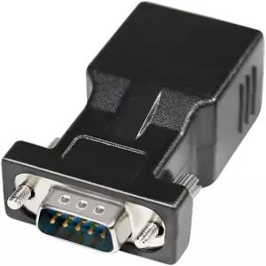 표준 9핀 RS-232 장치와 호환되는 DTECH DB9 RJ45 직렬 어댑터 남성 여성 이더넷 컨버터