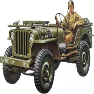 168개월에서 1200개월 사이의 연령대를 위한 타미야 지프 윌리 1/4톤 4X4 취미 모델 키트