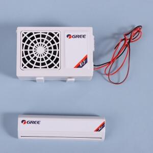장난감 에어컨 모델 RC 트랙터 덤프 트럭 미니 장면