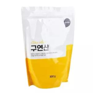 구연산 리필 800g 욕실 주방 물때제거 청소용 천연 세제 찌든때 제거 가루