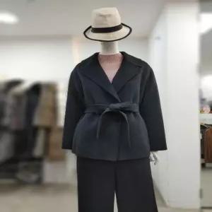 [SI]SI 세이브존04 테일러드 벨티드 하프 코트 SLH3126040BK (44369457)