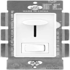 Maxxima LED 조광기 전기 조명 스위치 - 3방향/단일극 사용 600와트 최대 및 백열기 호환으로 조광 가능한