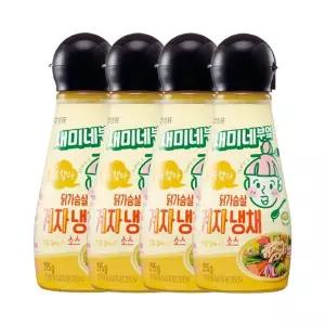 새미네부엌 닭가슴살 겨자냉채소스 295g 4개