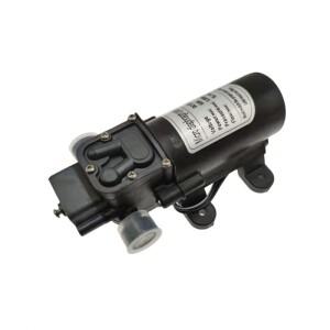 농업용 전기 워터 펌프, 블랙 마이크로 고압 다이어프램 물 분무기, 세차, DC 12V, 60W, 분당 5L
