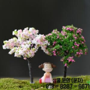 시골 스타일 사쿠라 미니어처 내구성 모델 플라스틱 시뮬레이션 나무 풍경 생생한 정원