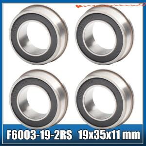 19x35x11mm F6003 베어링 플랜지 볼 ABEC-1 정원 카트 휠