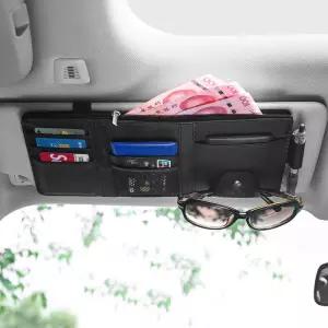 자동차 선 바이저 빌 펜 명함 홀더 주최자 보관 상자 선글라스 클립 Stowing Ti Car Accessories