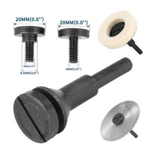 커팅 디스크 맨드릴 6MM 9.5MM 다이 그라인더 장착 절단석 고정 샤프트