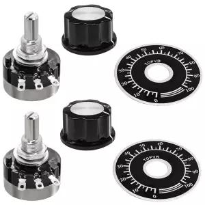 인버터 속도 조절 모터 제어에 사용되는 2pcs RV24YN20S B103 10K 전위차계 싱글 턴 카본 필름 로터리
