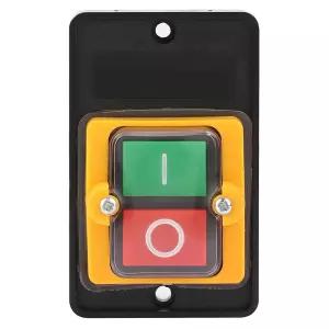Respicefinem 드릴 프레스 푸시 버튼 스위치 AC220V/380V 10A ON/OFF Stop 모터 스타트 스톱 실외 전기